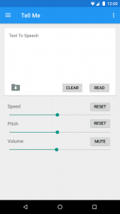 Tell Me – Text To Speech Screenshot 0