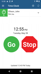 ExakTime Mobile–Time Clock App Screenshot 0