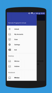 Remote Fingerprint Unlock Screenshot 2