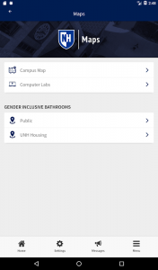 UNH Mobile Screenshot 0