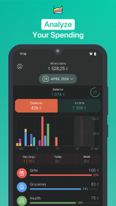 1Money: expense tracker budget Screenshot 5