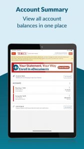 TDECU Digital Banking Screenshot 0