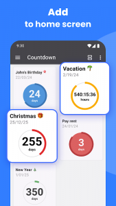 Countdown Widget・Countdown app Screenshot 0