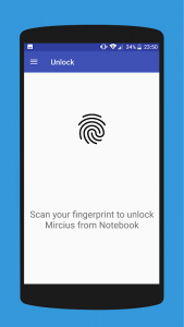 Remote Fingerprint Unlock Screenshot 1