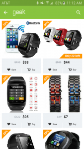 Geek – Smarter Shopping Screenshot 1