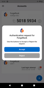 ForgeRock Authenticator Screenshot 0