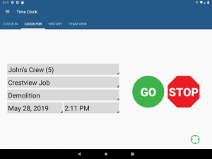 ExakTime Mobile–Time Clock App Screenshot 0