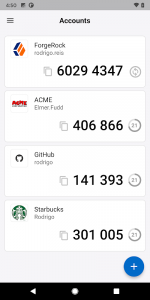 ForgeRock Authenticator Screenshot 0