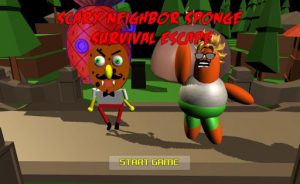 Scary Neighbor Sponge Survival Escape Screenshot 1