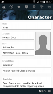 Pathbuilder 1e Screenshot 1