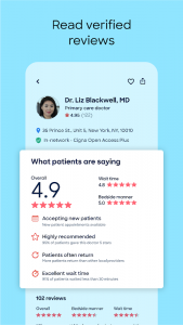 Zocdoc – Find and book doctors Screenshot 3