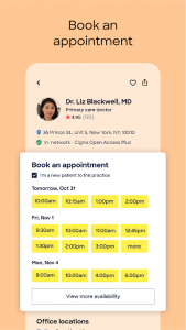 Zocdoc – Find and book doctors Screenshot 4