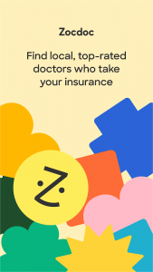 Zocdoc – Find and book doctors Screenshot 1
