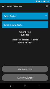 Official TWRP App Screenshot 2