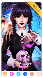 Dark, Horror Color by Number Screenshot 4