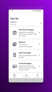 Telia Påfyll Screenshot 1