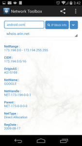 Network Toolbox Screenshot 3